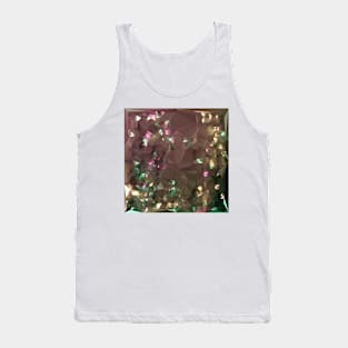 Antique Bronze Abstract Low Polygon Background Tank Top